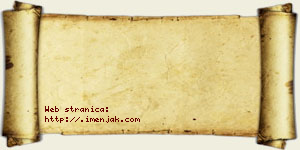 Nataša Bošnjaković vizit kartica